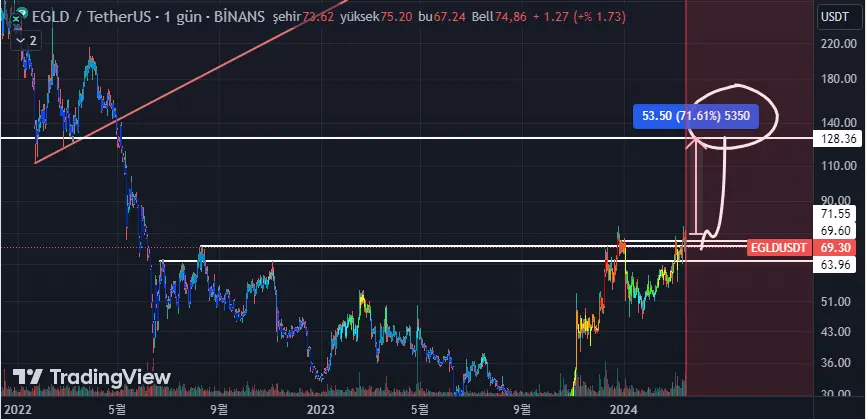 EGLD COİN GÜNCEL ANALİZ